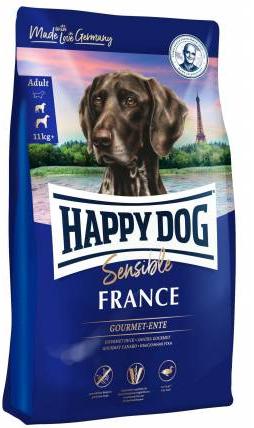 Сухой беззерновой корм для взрослых собак Happy Dog Sensible France 20/10 (утка, картофель)